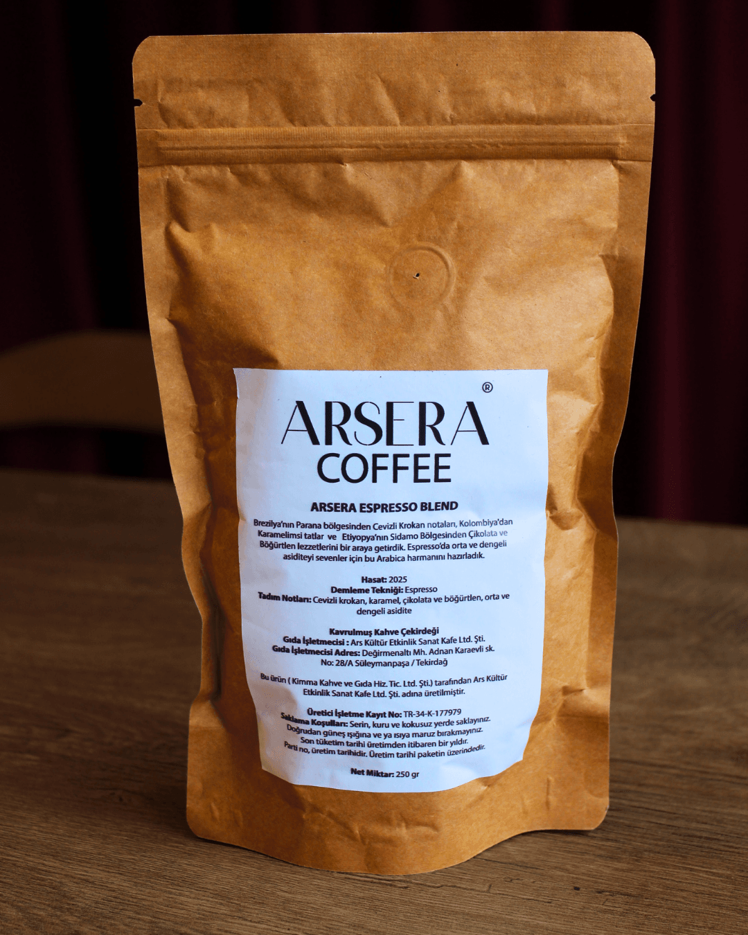 ARSERA ESPRESSO BLEND (250 G)